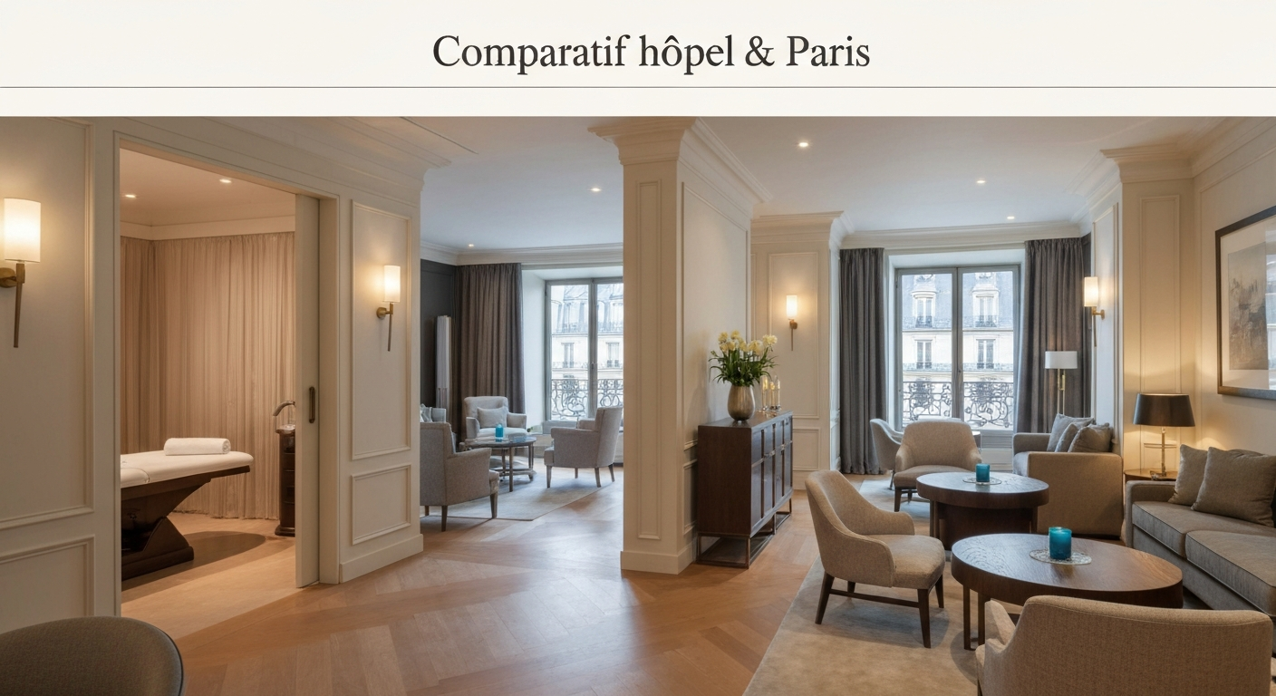Comparatif hôtel & spa à Paris : prix, avis et disponibilité