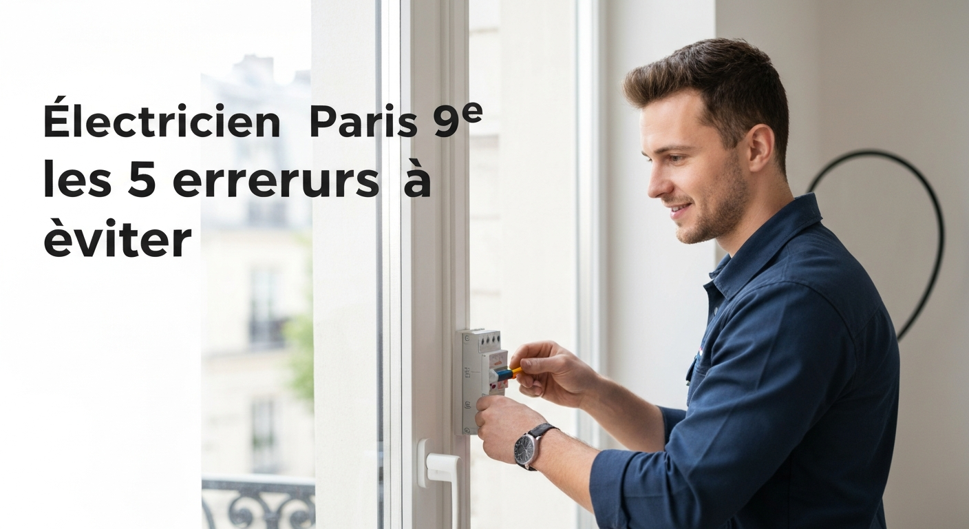 électricien à Paris 9e : les 5 erreurs à éviter