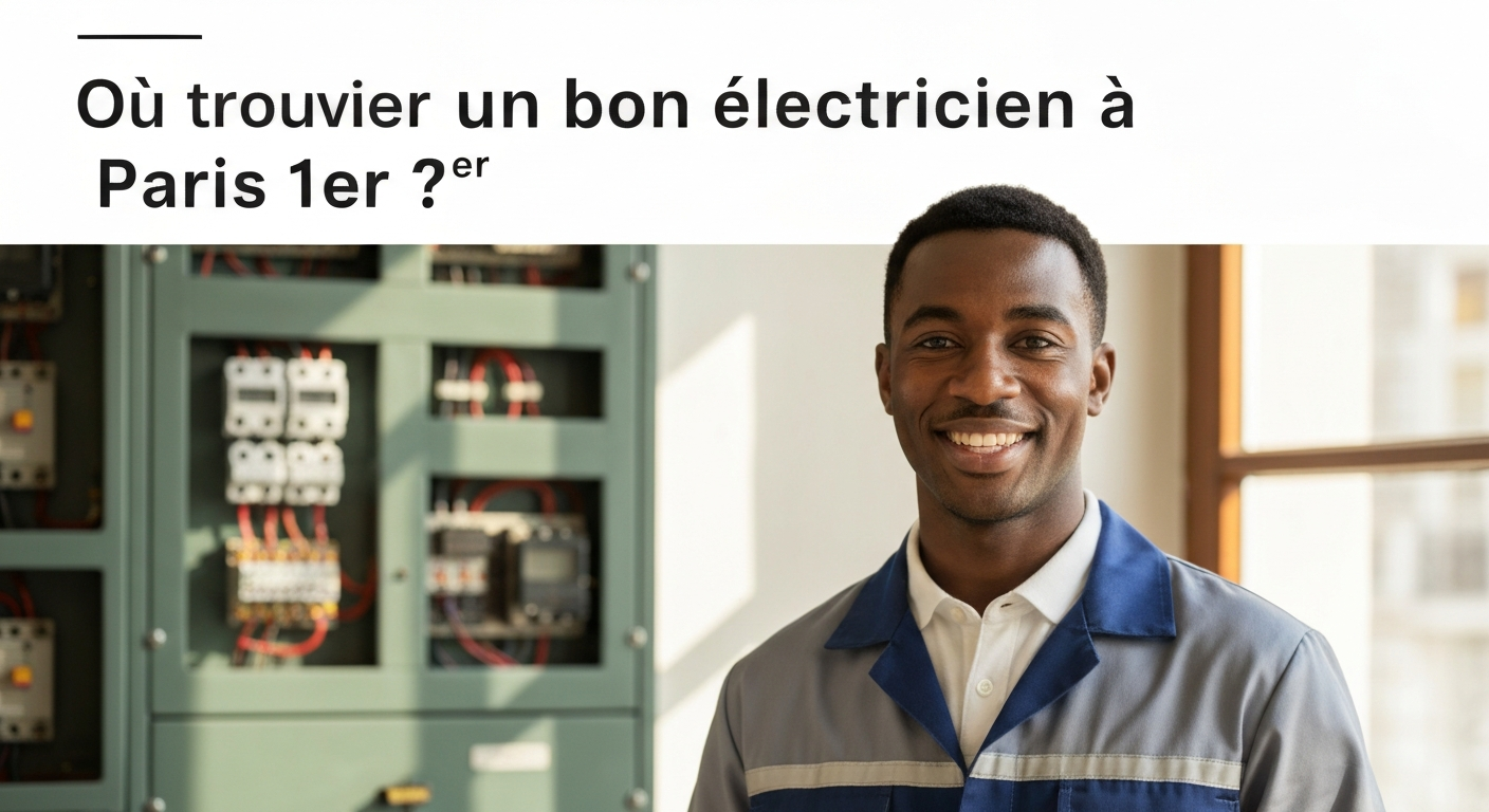 Où trouver un bon électricien à Paris 1er ?