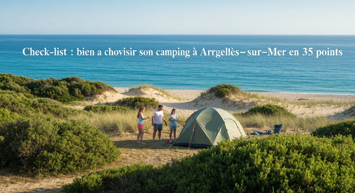 Check-list : bien choisir son camping à Argelès-sur-Mer en 35 points