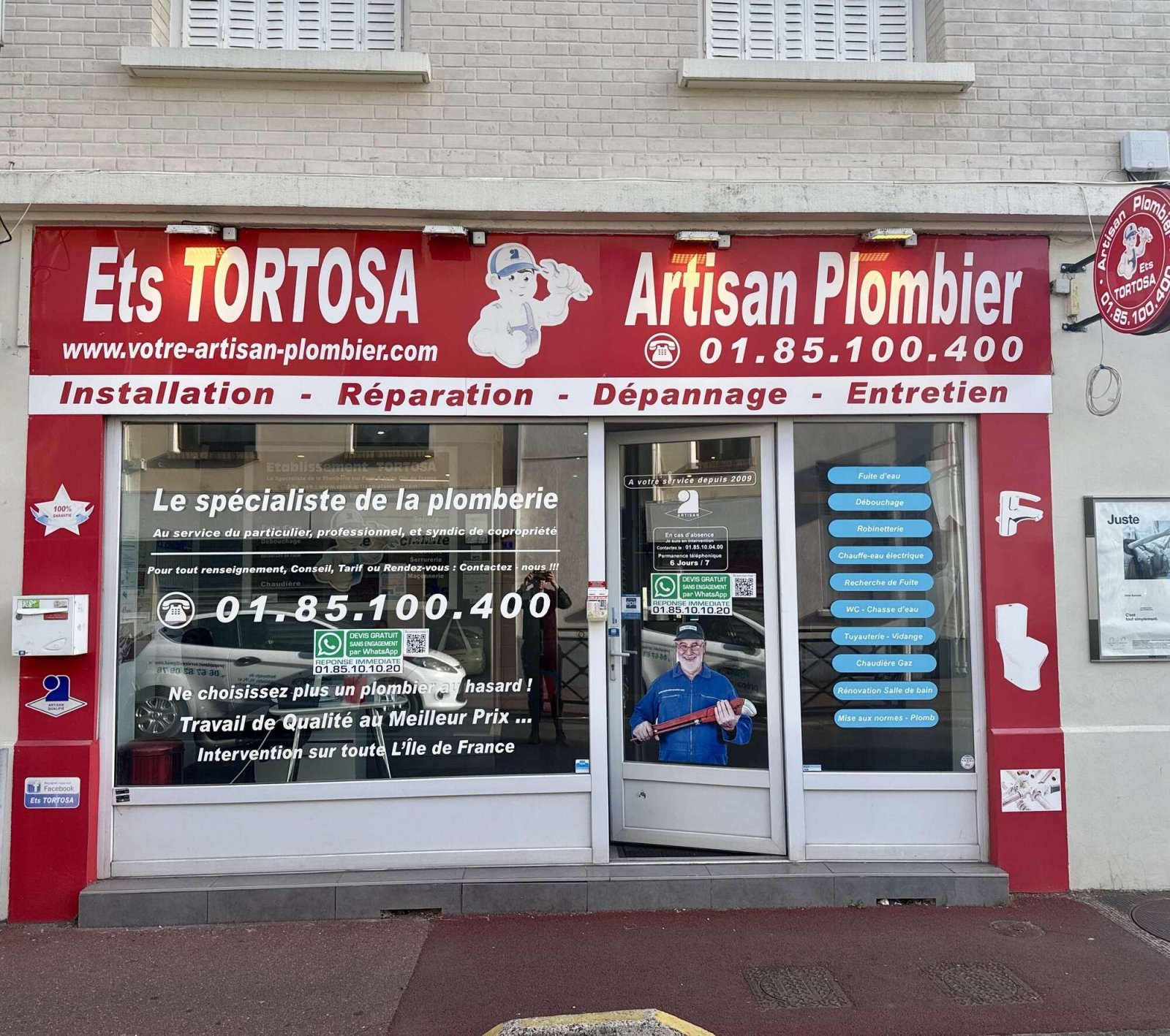 Photo Artisan Plombier Paris - Ets TORTOSA