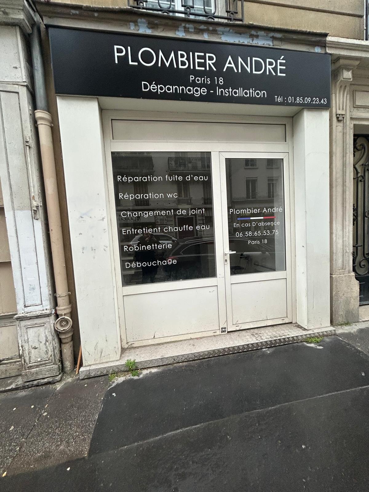 Plombier André Paris 18
