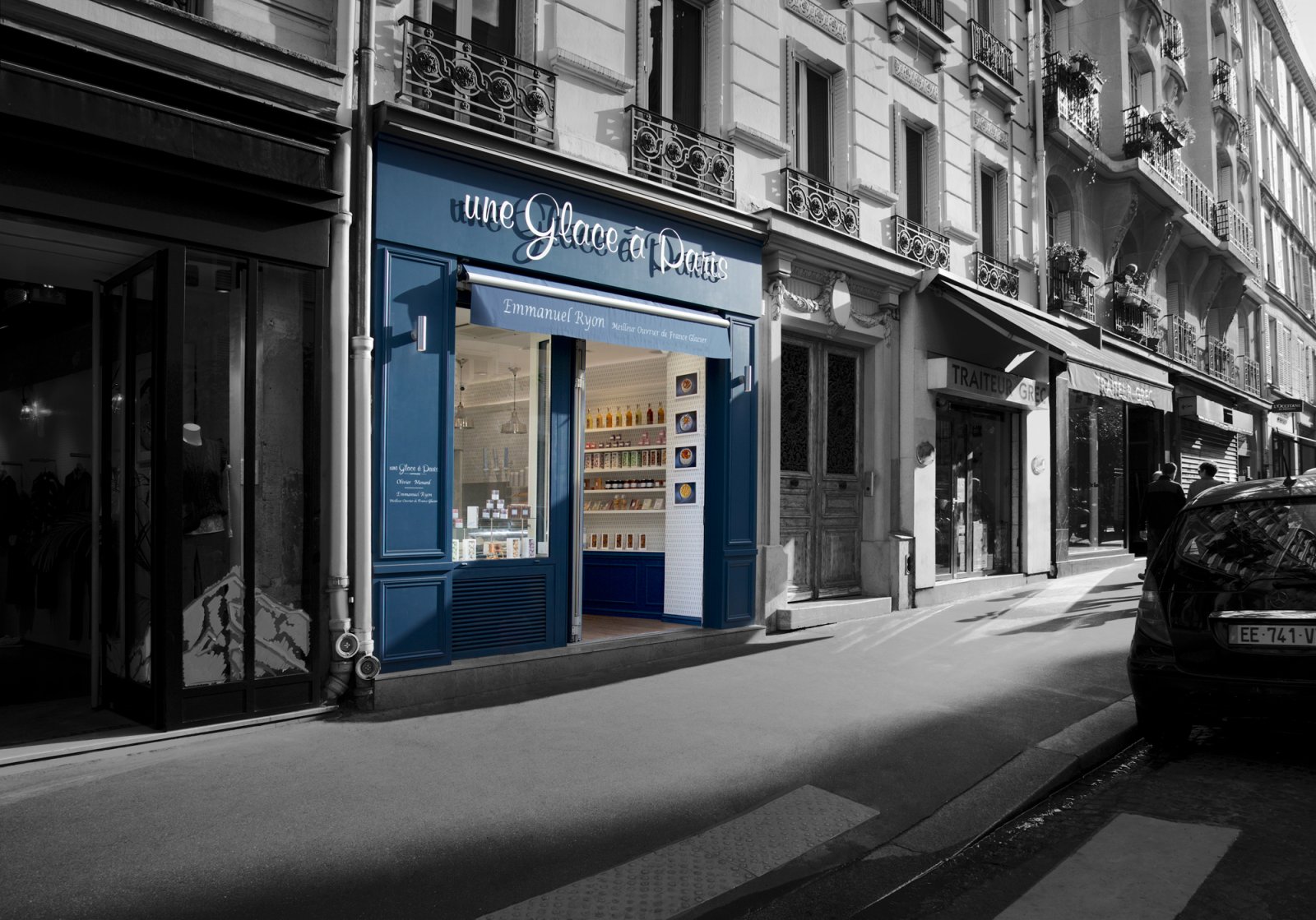 Photo Une Glace à Paris